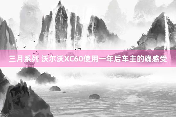 三月系列 沃尔沃XC60使用一年后车主的确感受