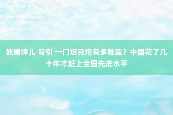 妖媚婷儿 勾引 一门坦克炮有多难造？中国花了几十年才赶上全国先进水平