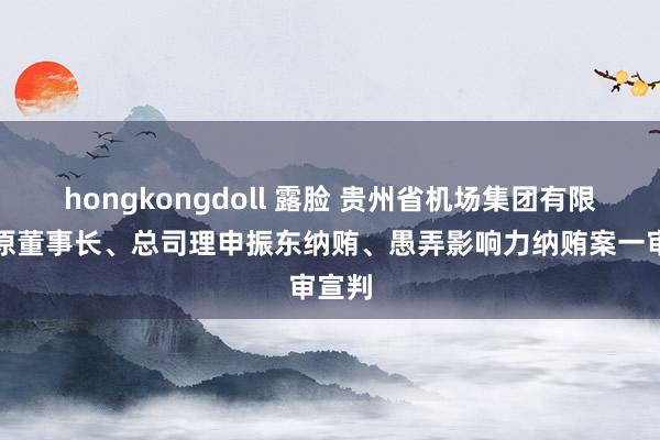 hongkongdoll 露脸 贵州省机场集团有限公司原董事长、总司理申振东纳贿、愚弄影响力纳贿案一审宣判