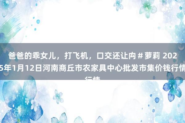 爸爸的乖女儿，打飞机，口交还让禸＃萝莉 2025年1月12日河南商丘市农家具中心批发市集价钱行情